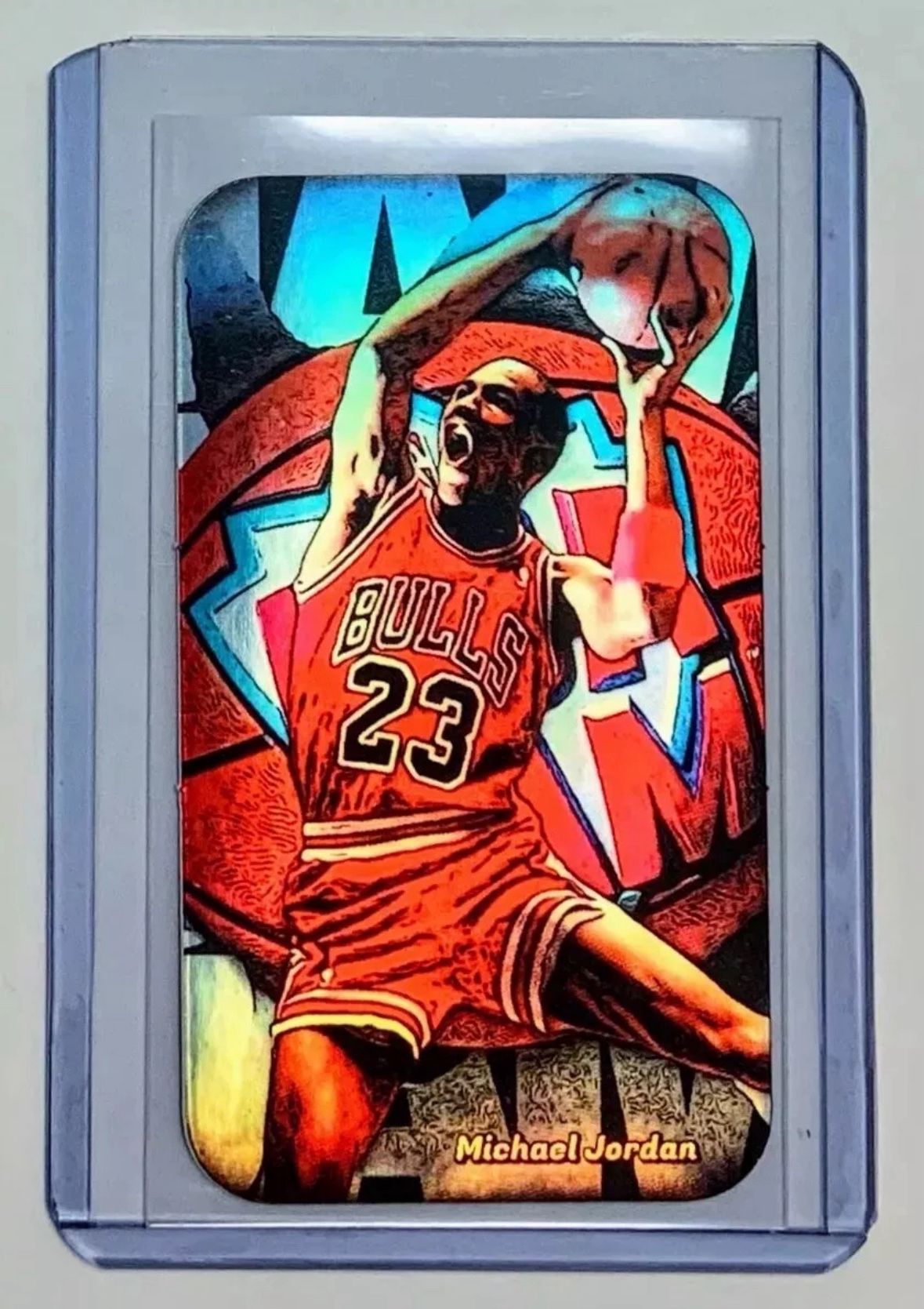 Michael Jordan 1993 NBA JAM Acclaim Mini Insert Refractor Card
