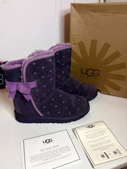 Kids Purple Heart Uggs