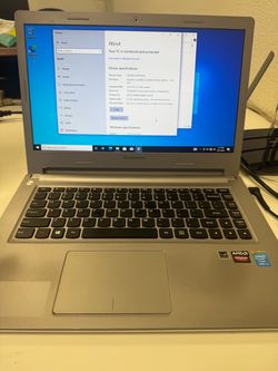 Lenovo IdeaPad S410 14" Laptop – Intel i5, 4GB RAM, 240GB, Windows 10 Pro