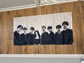 K-Pop Group Wall Flag / Banner – Large