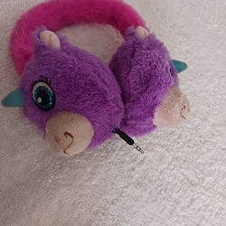 Retractable Plush Unicorn Purple Color