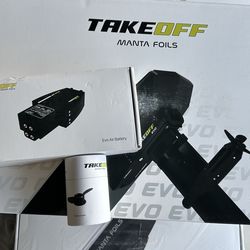 Brand new set of manta takeoff evo and flow better than foil drive