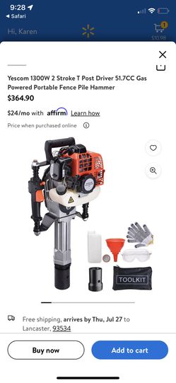 Pile Driver 70 Gasoline Powered