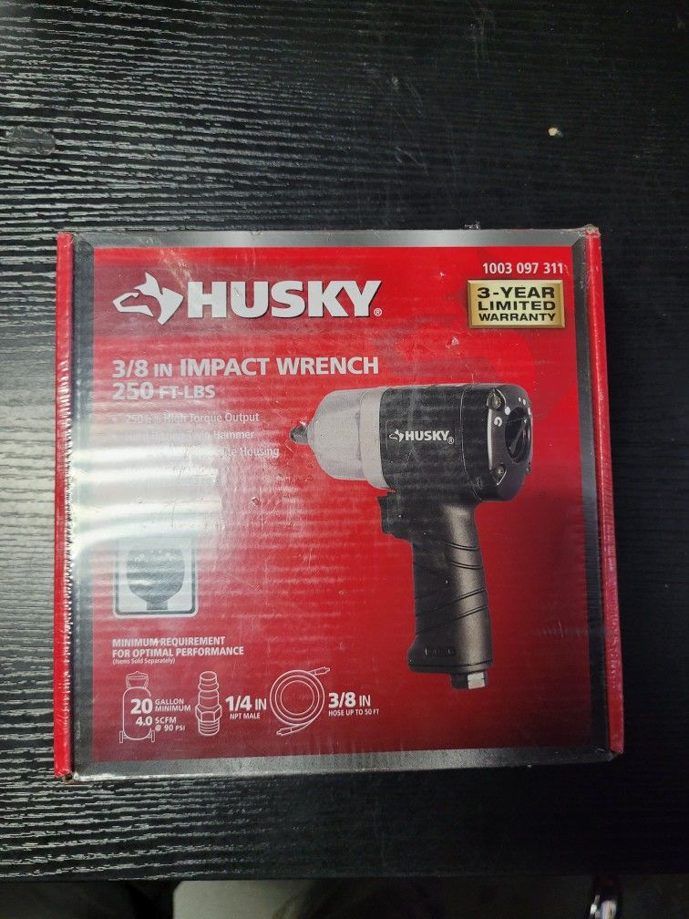 Husky
250 ft./lbs. 3/8 In. Impact Wrench