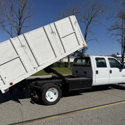 2002 Ford Dump F-450 V-8 / 7.3 Engine super duty power stroke / Miles 177808 / Send Your Offer $$$ Cash Only 