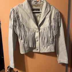 Leather Fringe Jacket