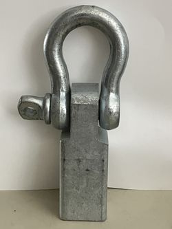 Receiver Mounted D-Ring Shackle (Zinc) 2”