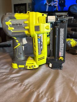 RYOBI P320VN ONE+ AirStrike 18V Cordless 18ga Brad Nailer 2 inch Max TESTED