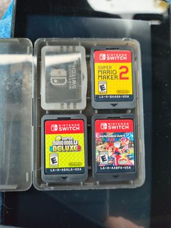 3 Nintendo switch games All Mario