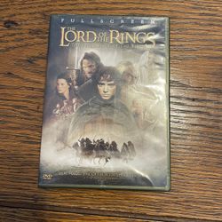 Lord Of The Rings DVD 