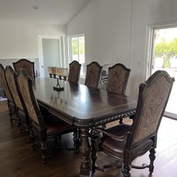 Expandable Dining Table With 8 Chairs
