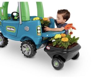 80 80 Little Tikes Go Green Cozy Truck w Trailer Garden
