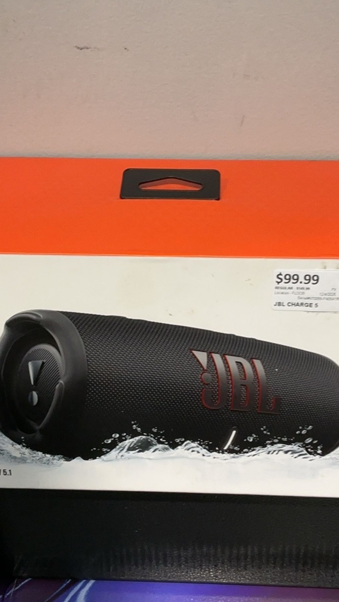 JBL charge five Bluetooth speaker with original box