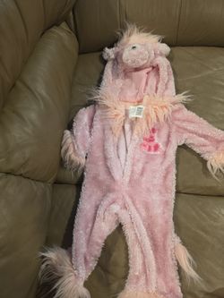 Halloween costume, pink poodle, onesie, size 12-18 months. Brand new