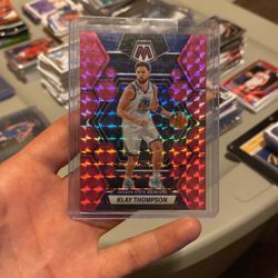 Klay Thompson 2022-23 Panini Mosaic Pink Mosaic Prizm /149 No.34 