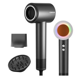 Hair Dryer, High Speed Ionic Blow Dryer, 5X-Fast Drying, 2 Billion Negative Ions, Low Noise,160000 RPM, Compact Blow Dryer with Magnetic Diffuser for 