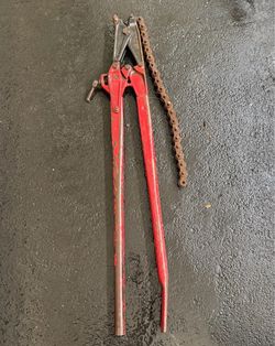 Snap Cutters For Plumbing Cast Iron (Cuts Up To 6” Pipe) As Is