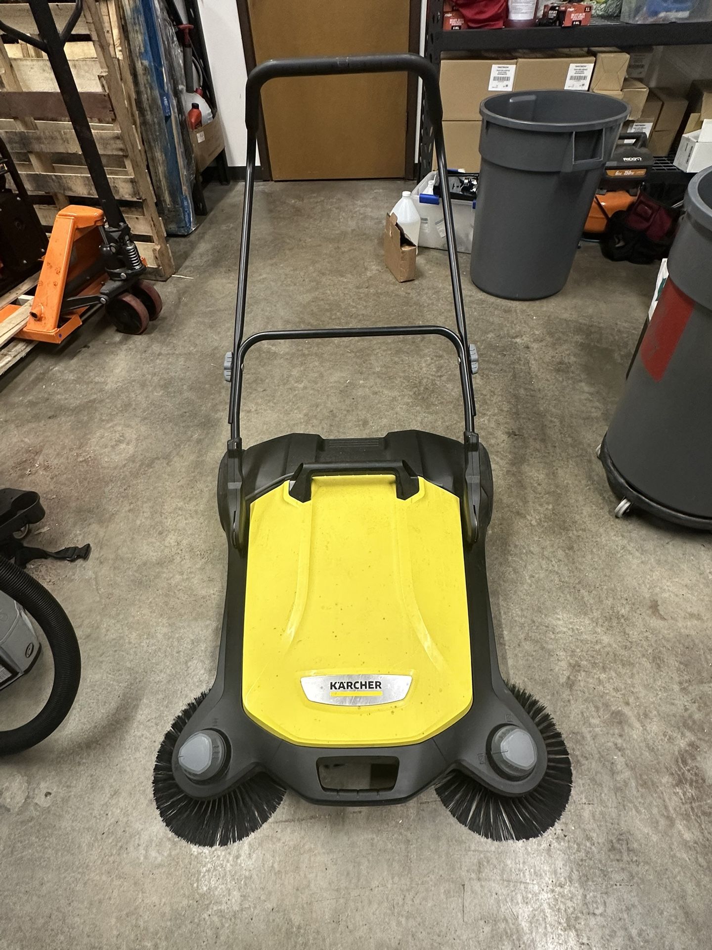 Karcher Twin Walk Behind Outdoor Sweeper