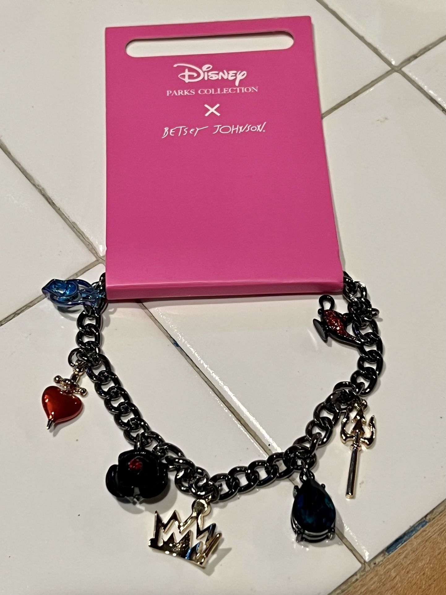 Disney Parks x Betsey Johnson Villains Charm Bracelet