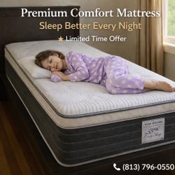✨ Brand New Twin Size Mattress 14” Pillow Top – Premium Quality at the Best Price | All Sizes in Stock & Same-Day Delivery Available 🚚