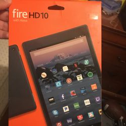 Fire hd With Alexa (case And Tempered Glass Screen Protectctor 