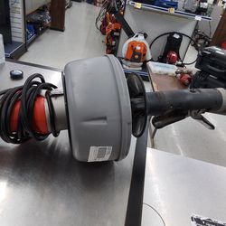 Ridged sewer drainage machine