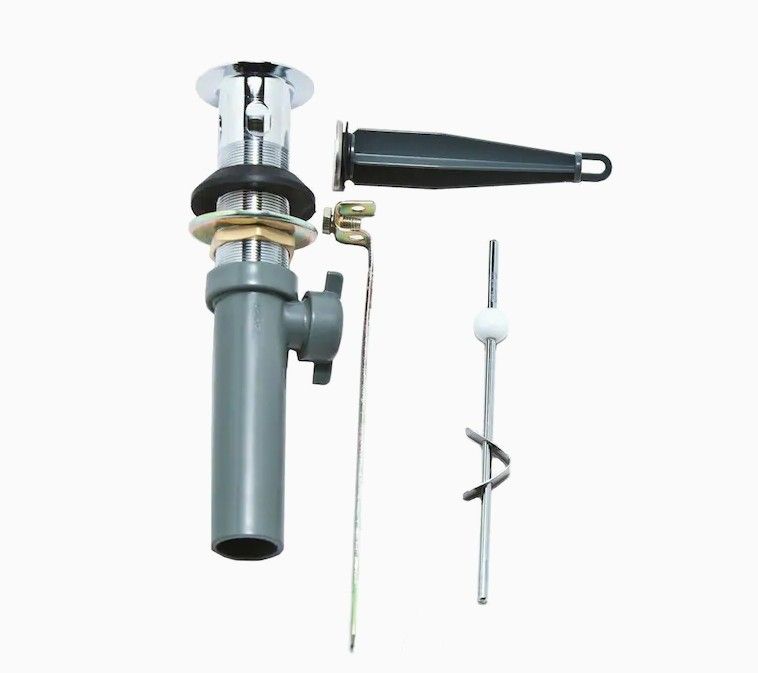 NEW Chrome Universal Sink Pop Up Drain Kit
