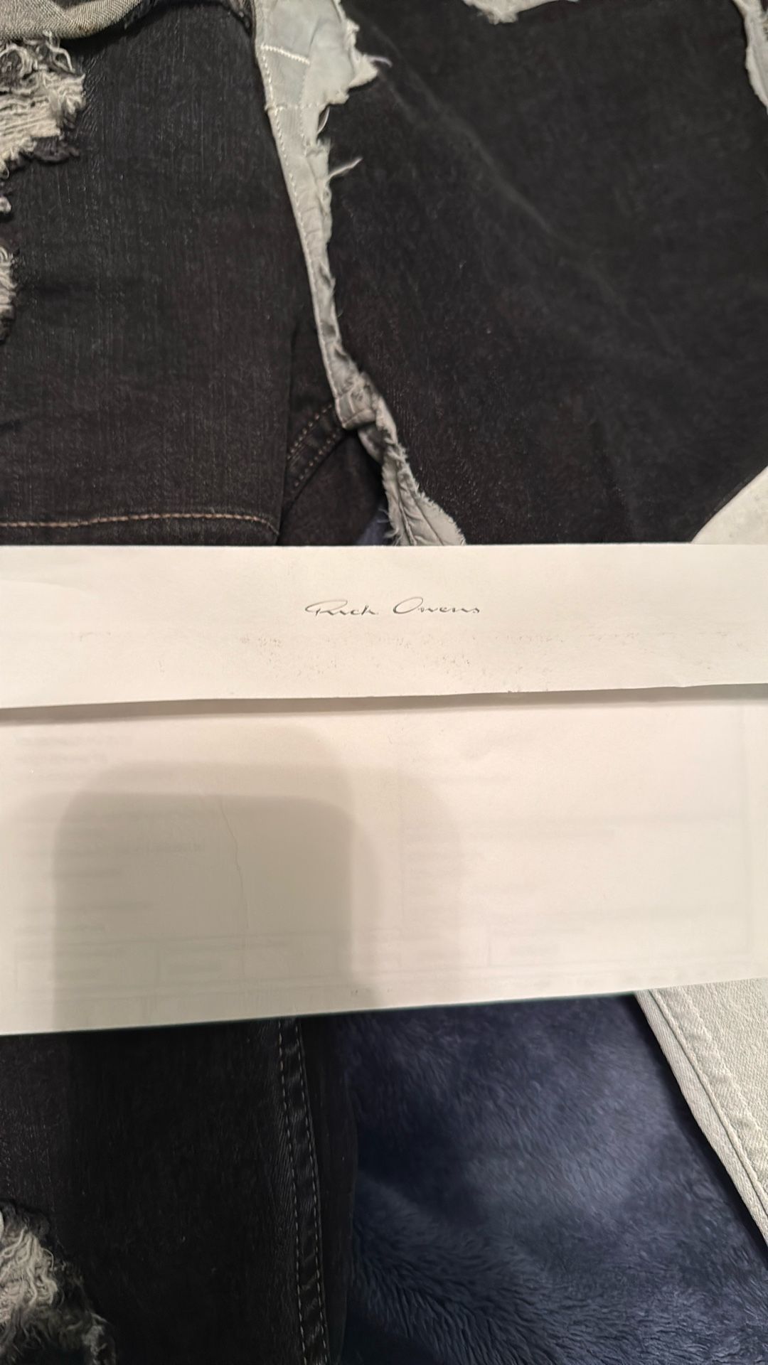 RICK OWENS DARK SHADOW SKINNY JEANS
