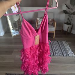 pink small dress 