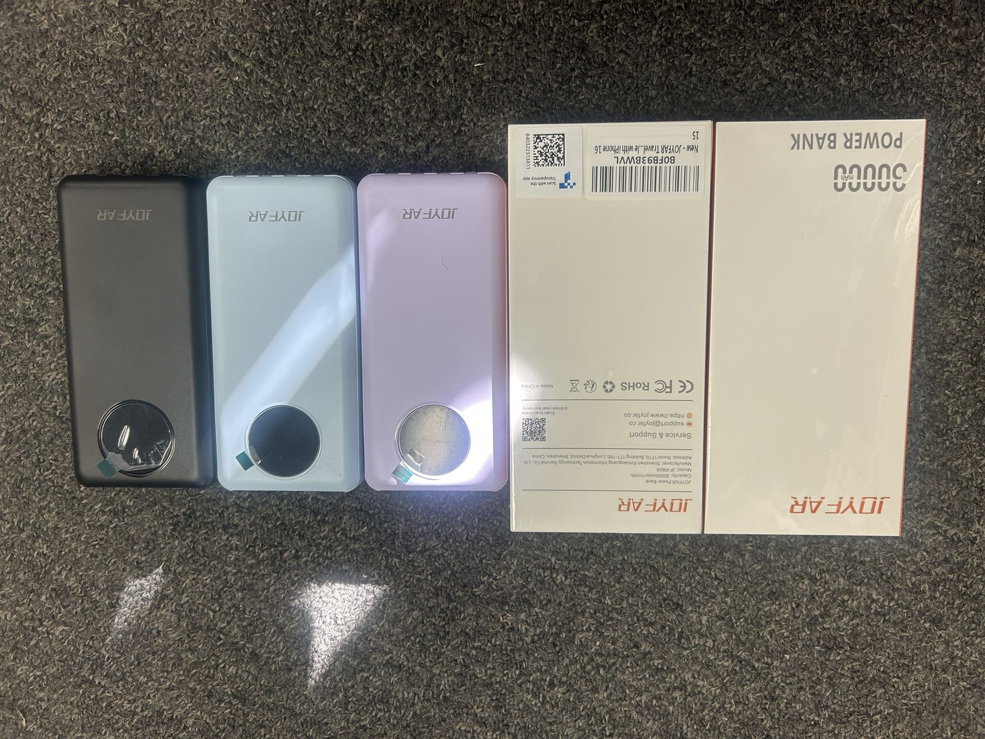 30000mah Power Bank With Build In Cable 