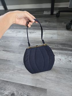 Vintage Navy Blue Purse