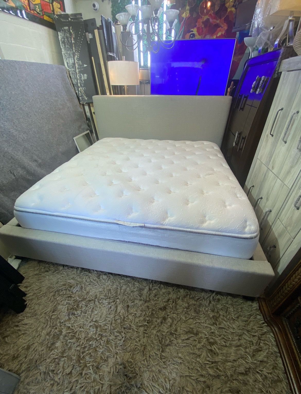 King Bed Frame And Mattress