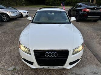 2009 AUDI A5 3.2 V6 QUATTRO /// 106k low miles  FINANCING AVAILABLE THROUGH LENDERS! CLEAN CARFAX! CLEAN TITLE!  Black rims , black spoiler.   Just in