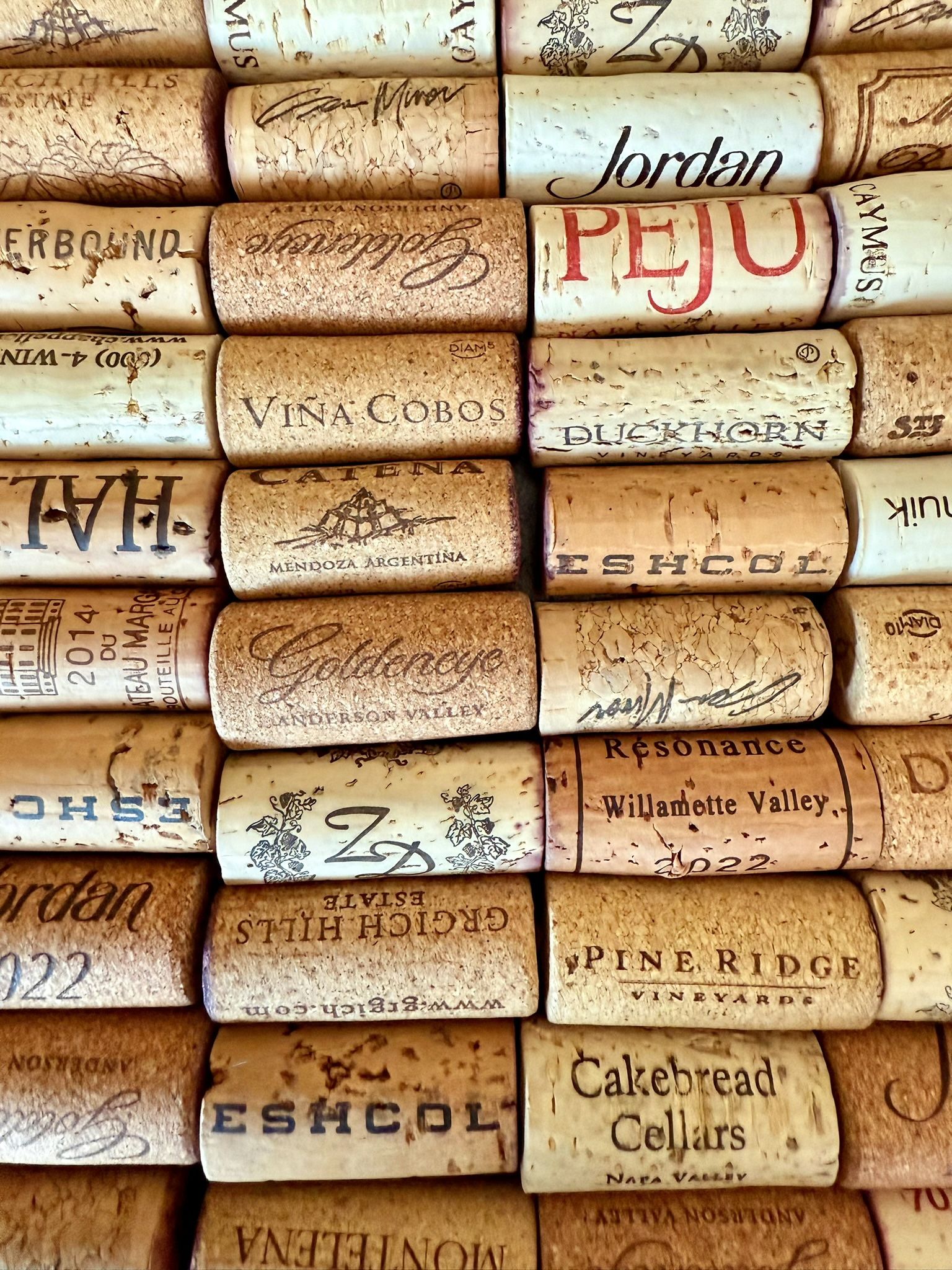 100 Used Fine Wine Corks (Unbroken)