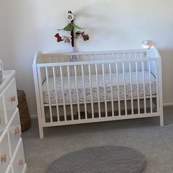 POTTERY BARN OFF WHITE CRIB