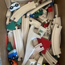 Wooden Train Set 