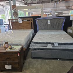 QUEEN BED FRAME SPECIAL NOT USED FLOOR MODEL