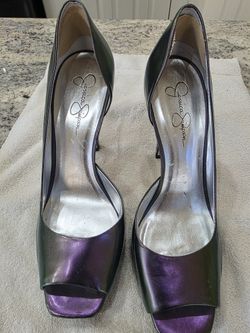 Purple/Multicolored Heels