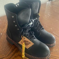 Harley-Davidson Motorcycle Men’s Bentler Riding Boots Sz 8MUSA