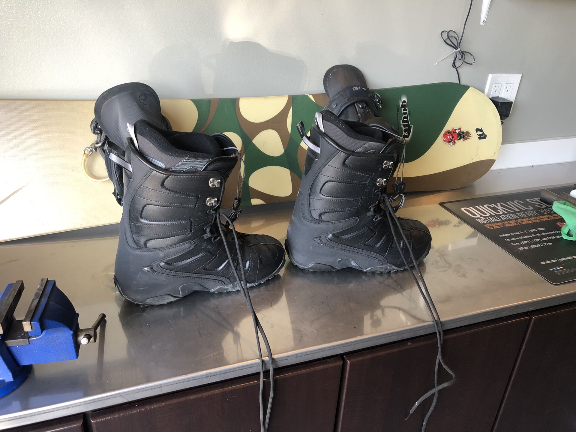 Snowboard and Boots