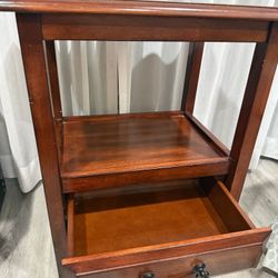 Real Wood End Table 