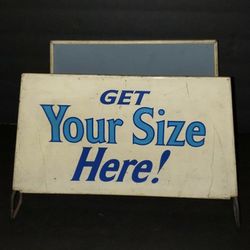 Vintage TIRE RACK Advertising Display - SUNOCO CREDIT Collectible