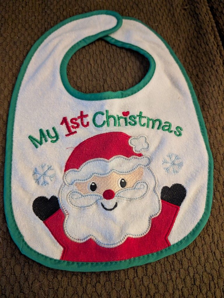 My 1st Christmas bib