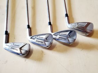 Cleveland Launcher UHX RH Iron Set 4, 6, 8, PW Dynamic Gold DST 98 Steel Shafts