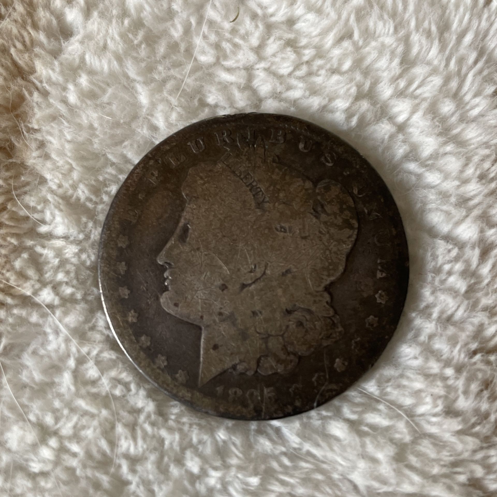 1895-O Silver Morgan Dollar