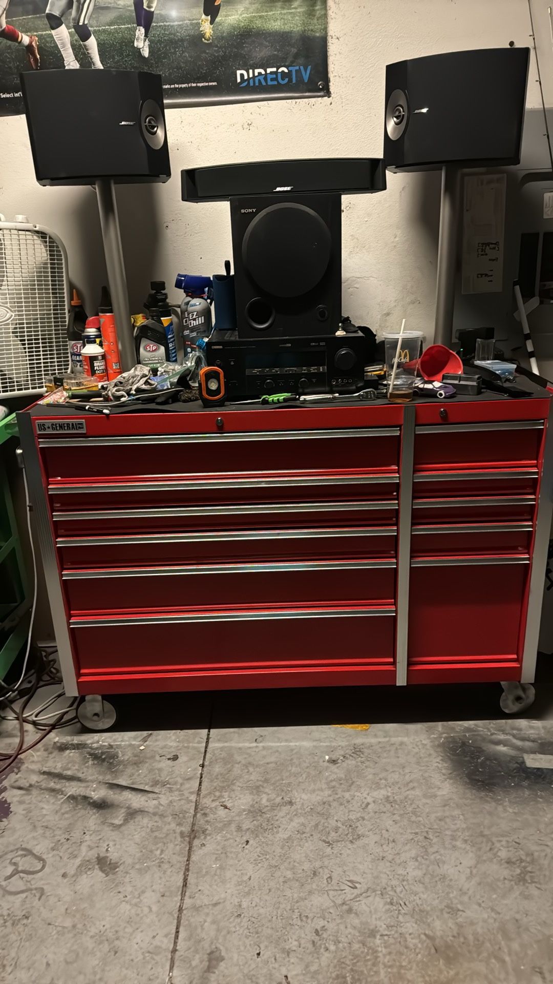 56 Inch US General Toolbox