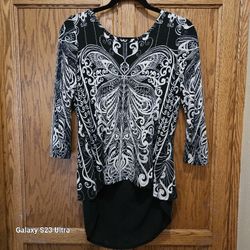 $5 WOMENS MEDIUM BUTTERFLY TUNIC