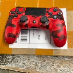 PS4 Red Camo Controller $40 