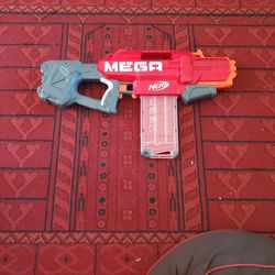 Toy Gun Mega Nerf Red Mega Size
