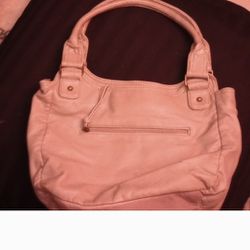 Large Grey Pleather Tote 